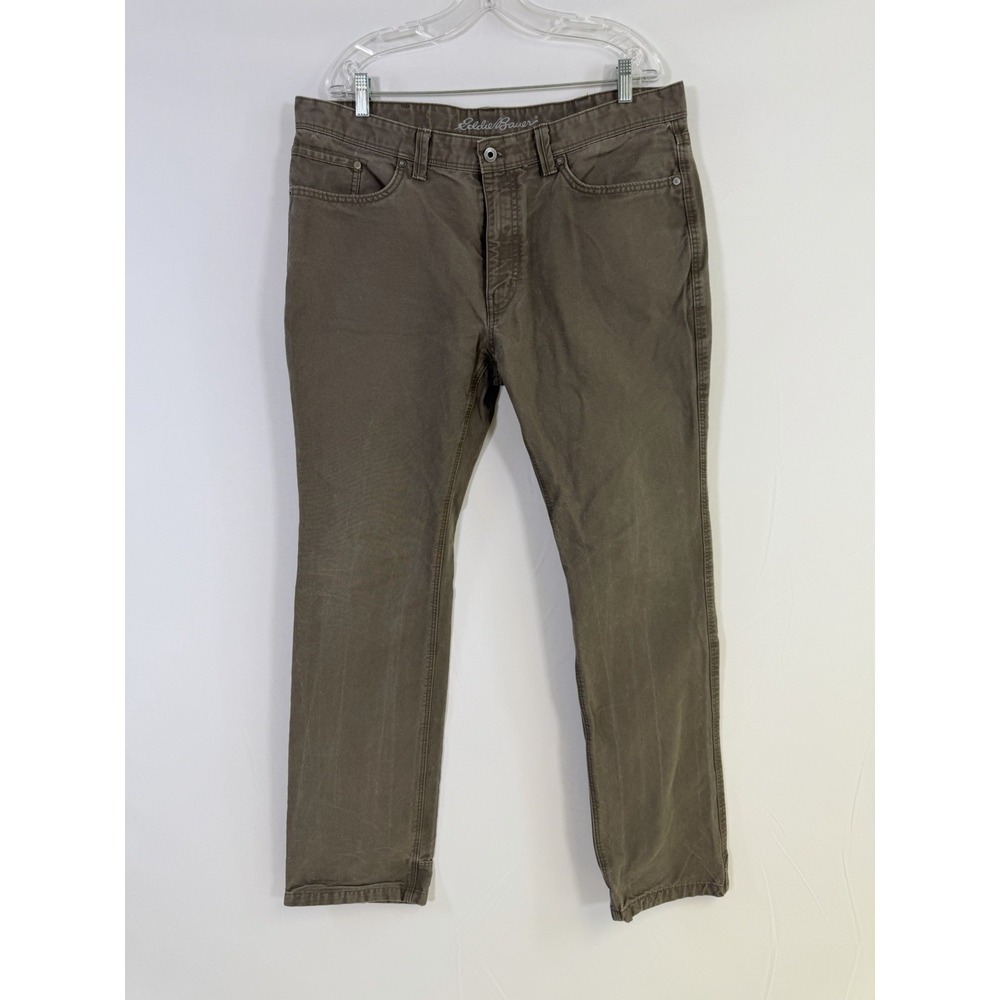 Eddie Bauer Canvas Utility Pants‎ 38x34 specialty Dyed  Workwear Gray